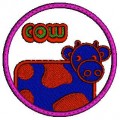Cow Logo Embroidery Designs