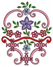 Flowers Embroidery Design