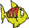 yellow fish free embroidery designs pes