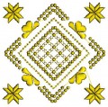 Crazy quilt embroidery Machine-Embroidery Design