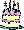 Birthday cake embroidery design