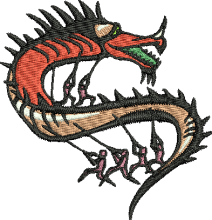 Free oriental embroidery design