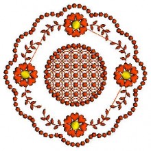 Lace Embroidery Design