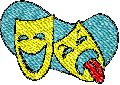 Venice Art Mask embroidery design