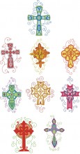 Crosses  Embroidery designs-Embroiderydesigns.name