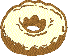 Donut Embroidery Design