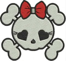 girl tattoo skull free embroidery designs to download