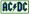 AC/DC logo top quality download free embroidery patterns