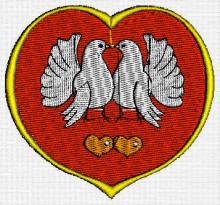 Be my valentine american machine embroidery designs
