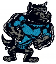 Wolf logo Machine Embroidery designs