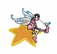 small fairy embroidery designs pes format