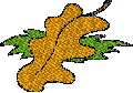 Fall leaves free landscape embroidery design