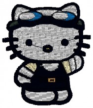 Air Born kitty Machine Embroidery designs