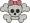 cute girly skull tattoo free machine embroidery designs