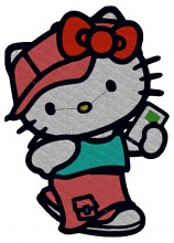 Hello Kitty Baby Embroidery designs-Embroiderydesigns.name