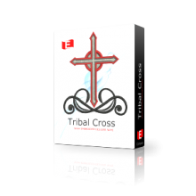 Tribal Cross Embroidery Design