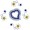 Blu Heart  Embroidery design