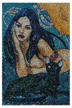 Loneliness Art Embroidery Design
