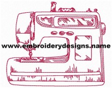redwork sewing machine download embroidery design pes