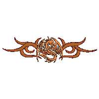 Tribal embroidery design