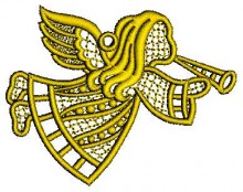 Christmas Lace Embroidery Design