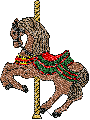 Carusel horse small free baby machine embroidery designs pes