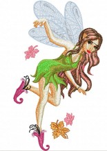 fairy embroidery designs pes format