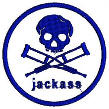 Jack Ass Logo Embroidery Design