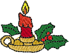 Free christmas candle singer free embroidery designs download pes hus