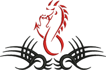 Dragon embroidery baby lock embroidery professional embroidery