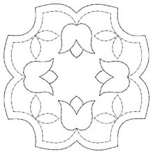 Crazy quilt embroidery Machine-Embroidery Design