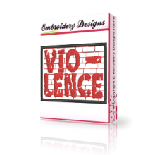 Vio-Lence Embroidery Design