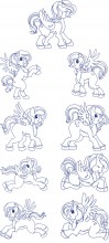 Bluework pegasus Embroidery designs-Embroiderydesigns.name
