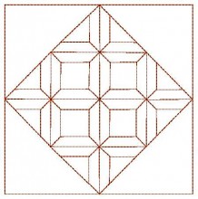Crazy quilt embroidery Machine-Embroidery Design