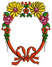 Frame Embroidery Design