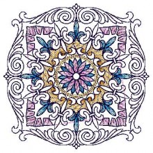 Crazy quilt embroidery Machine-Embroidery Design