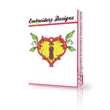 Heart Locket Embroidery