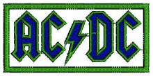 AC/DC logo top quality download free embroidery designs