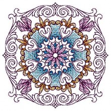Crazy quilt embroidery Machine-Embroidery Design