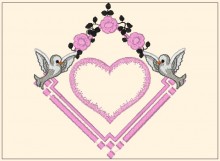 Valentine Embroidery designs-Embroiderydesigns.name