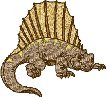 Dinosaur machine embroidery creative designs