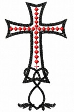 Black cross embroidery designs machine embroidery designs