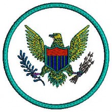 USA logo top quality sell your free machine embroidery designs