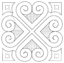 Crazy quilt embroidery Machine-Embroidery Design