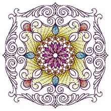 Crazy quilt embroidery Machine-Embroidery Design