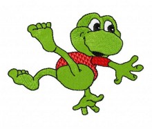 dancing frog free download embroidery designs library