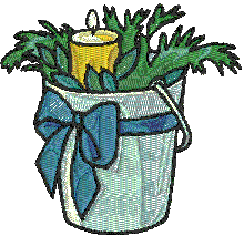christmas candle sew amazing personalized machine embroidery designs free