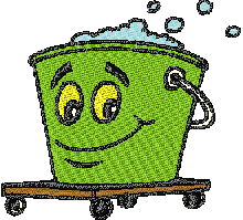 Free cleaning bucket tool new computer embroidery designs