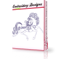 Bluework Horse Machine Embroidery Design