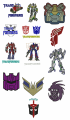 Transformers embroidery imaginary designs